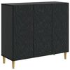 vidaXL Sideboard Black 89 x 34.5 x 80 cm Engineered Wood