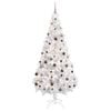 vidaXL Artificial Pre-lit Christmas Tree with Ball Set 180cm 620 Branches