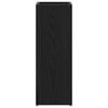 vidaXL Umbrella Stand Black Oak 20 x 20 x 55.5 cm Engineered Wood