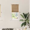 vidaXL Window Blinds & Shades Other Manual Light Brown Bamboo