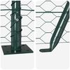 vidaXL Fence Post Green 50 x 0.6 m (36 mm mesh) Steel and PVC