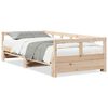 vidaXL Daybed without Mattress 90x190 cm Solid Wood Pine