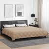 vidaXL Winter Duvet Anthracite and Taupe 220 x 260 cm Microfiber