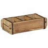 vidaXL Tray with Storage Brown 30 x 14 x 9 cm Solid Reclaim Wood