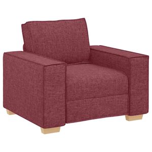 vidaXL Sofa Chair Wine Red 100x78x84 cm Fabric