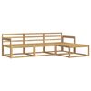 vidaXL Outdoor Sofa Set 4 pcs White 249.5 x 162.5 x 73 cm