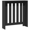 vidaXL Radiator Cover Black 78x20x82 cm Engineered Wood