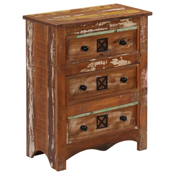 vidaXL Chest of Drawers 60x30x75 cm Solid Reclaimed Wood