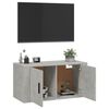 vidaXL Wall Mounted TV Cabinet Concrete Grey 80x34.5x40 cm