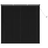 vidaXL Venetian Blind Manual Adjustable Black 150 x 160 cm PVC