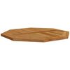 vidaXL Table Top 80x80x2.5 cm Octagonal Solid Wood Teak