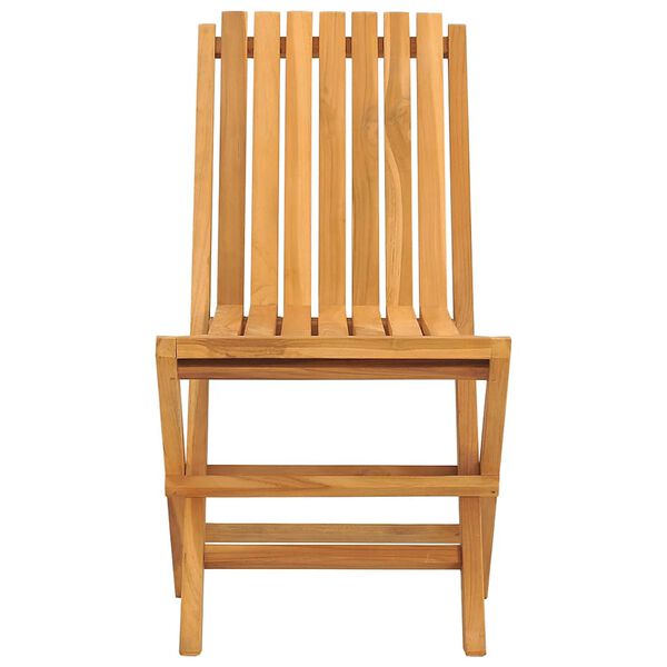 vidaXL Folding Garden Chairs 6 pcs 47x47x89 cm Solid Wood Teak