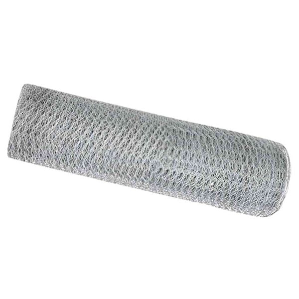 vidaXL Hexagon Fence Silver 0.6 x 50 m Galvanised steel