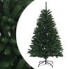 vidaXL Artificial Hinged Christmas Tree 120 cm PVC Medium Green