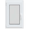 Basement Window Manual RISOR Anthracite 50 x 75 cm PVC and Glass