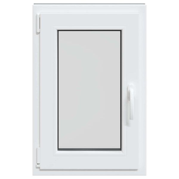 Basement Window Manual RISOR Anthracite 50 x 75 cm PVC and Glass