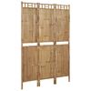 vidaXL 3-Panel Room Divider Bamboo 120x180 cm