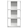 vidaXL Bookcase 3-Tier White 60x30x120 cm Engineered Wood