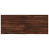 vidaXL Live Edge Table Top 100 x 50 x 3.2 cm Rectangular