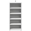 vidaXL Shoe Cabinets 2 pcs White 31.5x35x70 cm Engineered Wood