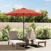 vidaXL Garden Parasol with Metal Pole Terracotta 300 cm