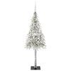 vidaXL Christmas Tree with 150 LEDs White 150 cm PE and Steel