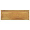 vidaXL Mirror Cabinet 30x10x40 cm Solid Wood Teak