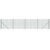 vidaXL Wire Mesh Fence with Spike Anchors Green 1.6x10 m
