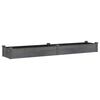 vidaXL Garden Raised Bed with Liner Grey 240x45x25 cm Solid Wood Fir