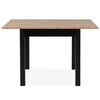 Finori Extendable Dining Table Coburg 80 Artisan Oak and Black