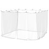 vidaXL Mosquito Net for Gazebo Rectangular 220 mesh White Polyester