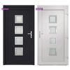 vidaXL Front Door Anthracite 98x190 cm PVC