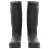 vidaXL Rain Boots Black Size 39 PVC