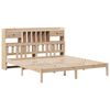 vidaXL Bookcase Bed without Mattress 180x200 cm Super King Solid Wood Pine