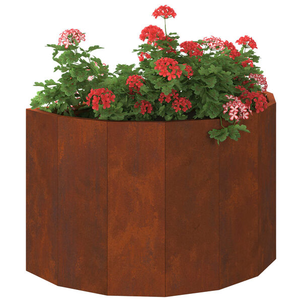 vidaXL Planter Rusty 60 x 30 x 35 cm Weathering Steel