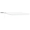 vidaXL Electric Retractable Awning White 4.5 x 3 m
