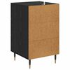 vidaXL Bedside Cabinet Black Oak 40 x 40 x 66 cm Engineered Wood