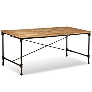 vidaXL Dining Table Solid Mango Wood 180 cm