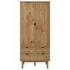 vidaXL Wardrobe OTTA 76.5x53x172 cm Solid Wood Pine