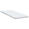 vidaXL Mattress Topper White 70 x 200 x 7 cm Jaquard Fabric
