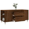 vidaXL Coffee Table Brown Oak 102x44.5x50 cm Engineered Wood
