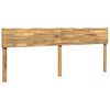 vidaXL Live Edge Headboard ROSTOCK White 200 cm Solid Acacia Wood