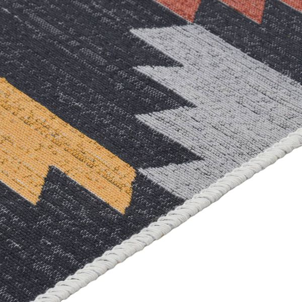 vidaXL Rug Multicolour 100x300 cm Cotton