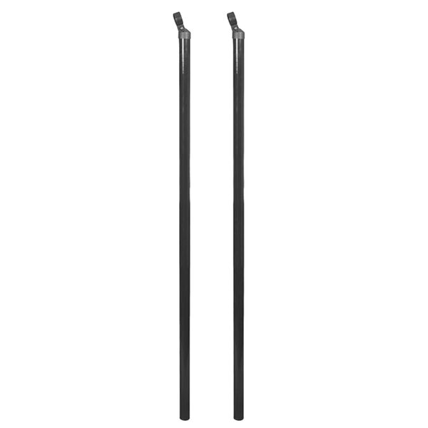 vidaXL Chain Link Fence with Posts and Hardware 1.25x25 m Grey