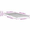 vidaXL Floor Bed Frame Brown 80 x 220 cm Solid pine wood