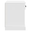 vidaXL Bedside Cabinet White 43x36x50 cm