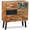 vidaXL Side Cabinet with 6 Drawers Solid Reclaimed Teak 70x30x76 cm