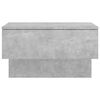 vidaXL Wall-mounted Bedside Cabinets 2 pcs Concrete Grey