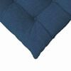 vidaXL Seat Cushions 2 pcs Blue 40 x 40 x 6 cm Fabric