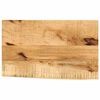 vidaXL Table Top 50x40x3,8 cm Live Edge Solid Wood Rough Mango